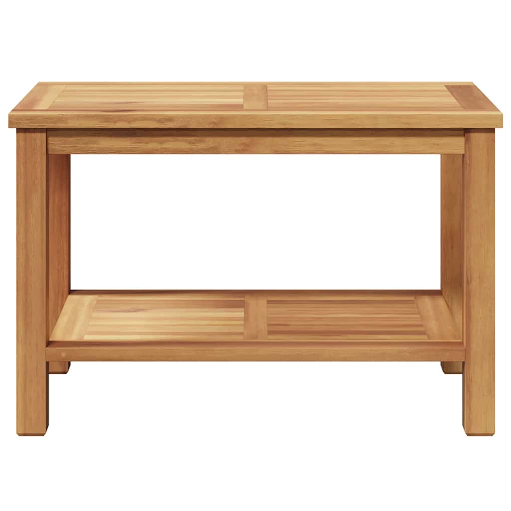 Τραπεζάκι σαλονιού Καφέ 70 x 40 x 45 εκ. Μασίφ ξύλο teak - Pakobazaar