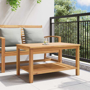 Τραπεζάκι σαλονιού Καφέ 90 x 50 x 45 cm Μασίφ ξύλο teak - Pakobazaar