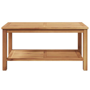 Τραπεζάκι σαλονιού Καφέ 90 x 50 x 45 cm Μασίφ ξύλο teak - Pakobazaar