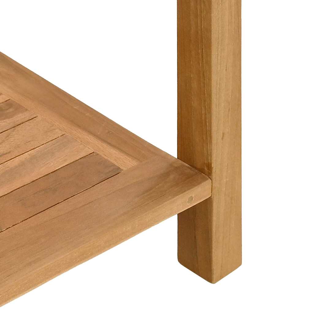 Τραπέζι κονσόλας Καφέ 110 x 40 x 75 cm Στερεό Ξύλο Τίκ