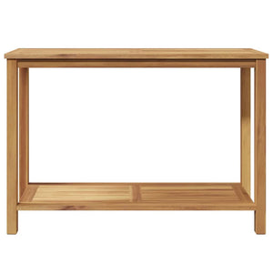 Τραπέζι κονσόλας Καφέ 110 x 40 x 75 cm Στερεό Ξύλο Τίκ