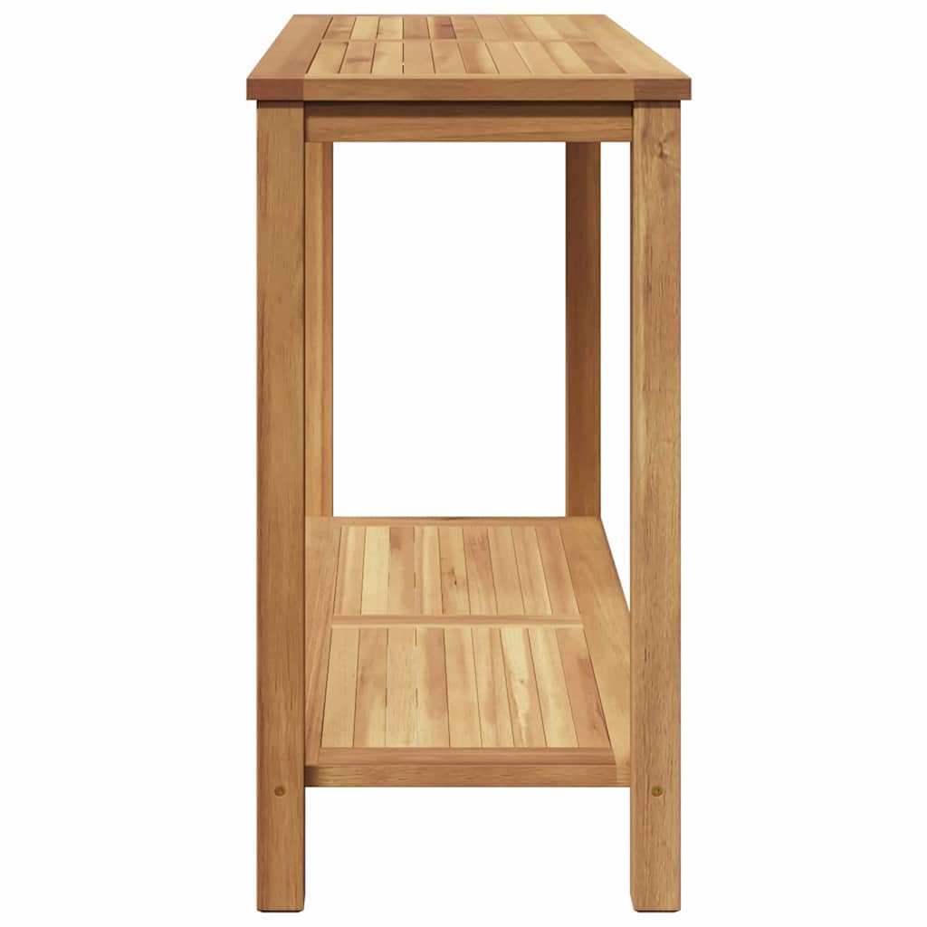 Τραπέζι κονσόλας Καφέ 110 x 40 x 75 cm Στερεό Ξύλο Τίκ
