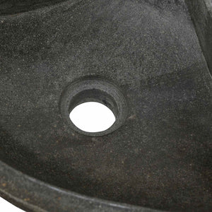 Λεκάνη Γκρι (38-45) x (38-45) x 12 εκ. Πέτρα Ποταμού - Pakobazaar