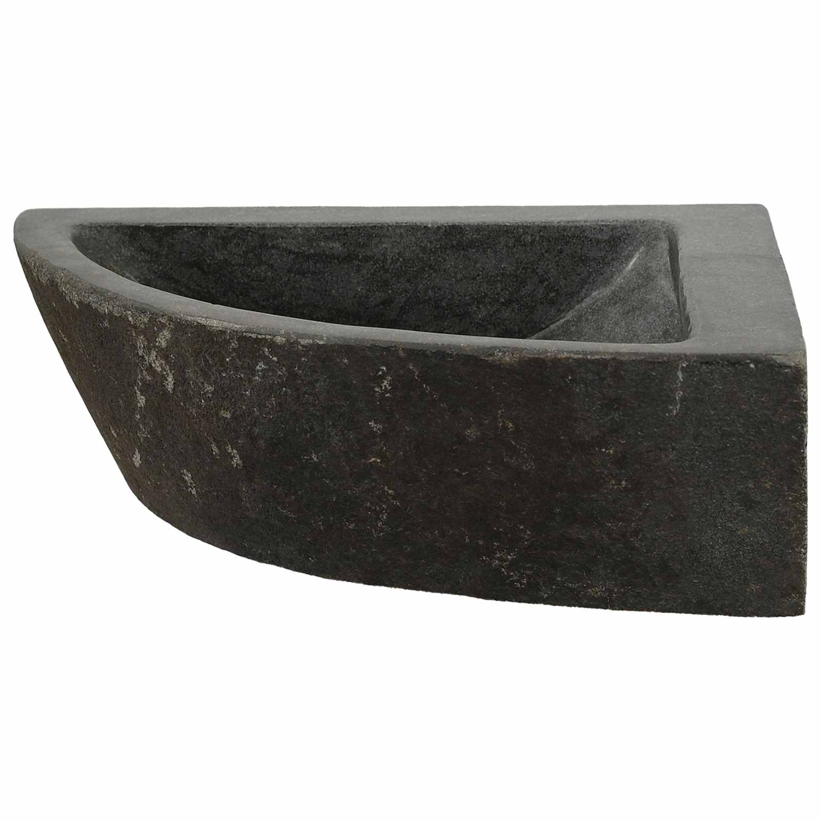 Λεκάνη Γκρι (38-45) x (38-45) x 12 εκ. Πέτρα Ποταμού - Pakobazaar