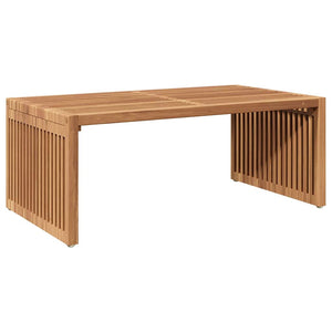 Πλευρικό Τραπέζι Κήπου Καφέ 90 x 50 x 36 cm Στερεό Ξύλο Τίκ - Pakobazaar