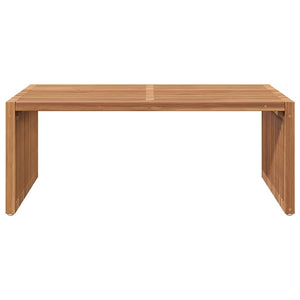 Πλευρικό Τραπέζι Κήπου Καφέ 90 x 50 x 36 cm Στερεό Ξύλο Τίκ - Pakobazaar