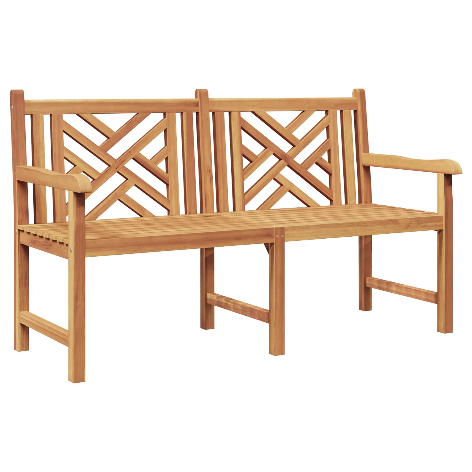 παγκάκι Καφέ 150 x 60 x 90 εκ Στερεό Ξύλο Τίκ - Pakobazaar