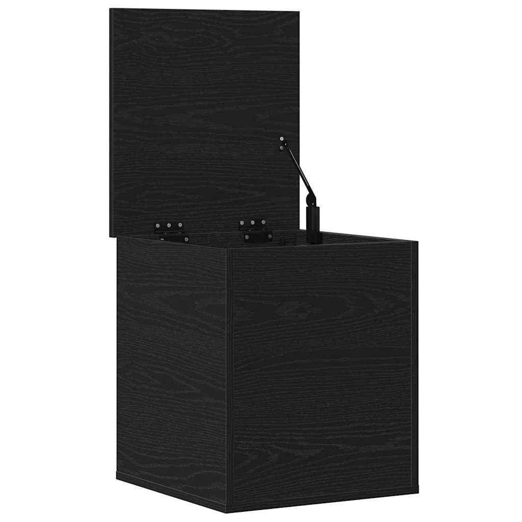 Κουτί αποθήκευσης Μαύρη Οξυά 40 x 42 x 46 cm Επεξεργασμένο ξύλο - Pakobazaar
