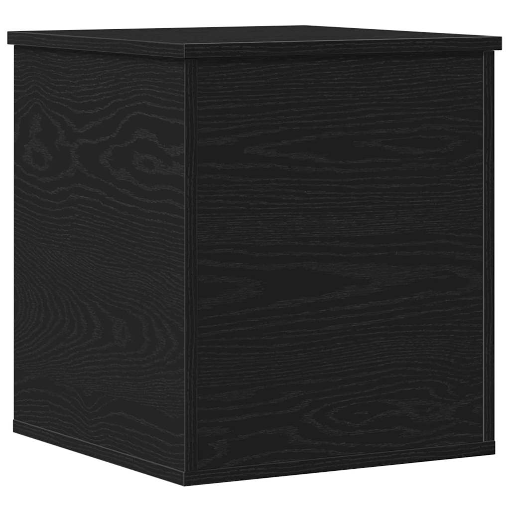 Κουτί αποθήκευσης Μαύρη Οξυά 40 x 42 x 46 cm Επεξεργασμένο ξύλο - Pakobazaar
