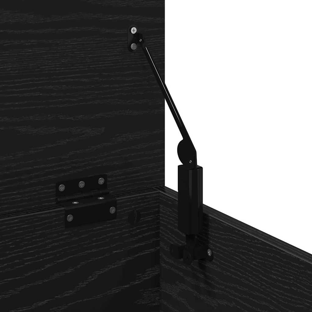 Κουτί αποθήκευσης Μαύρη Οξυά 60 x 35 x 35 cm Επεξεργασμένο ξύλο - Pakobazaar