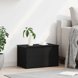 Κουτί αποθήκευσης Μαύρη Οξυά 60 x 35 x 35 cm Επεξεργασμένο ξύλο - Pakobazaar
