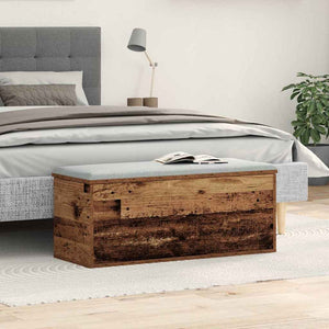 Κουτί αποθήκευσης Παλιό Ξύλο 90 x 35 x 35 cm Επεξεργασμένο ξύλο - Pakobazaar