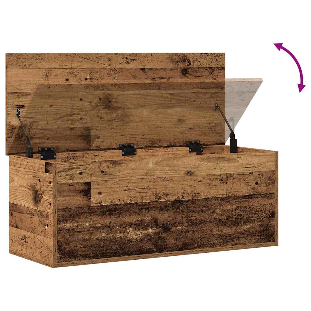 Κουτί αποθήκευσης Παλιό Ξύλο 90 x 35 x 35 cm Επεξεργασμένο ξύλο