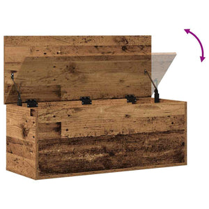 Κουτί αποθήκευσης Παλιό Ξύλο 90 x 35 x 35 cm Επεξεργασμένο ξύλο - Pakobazaar