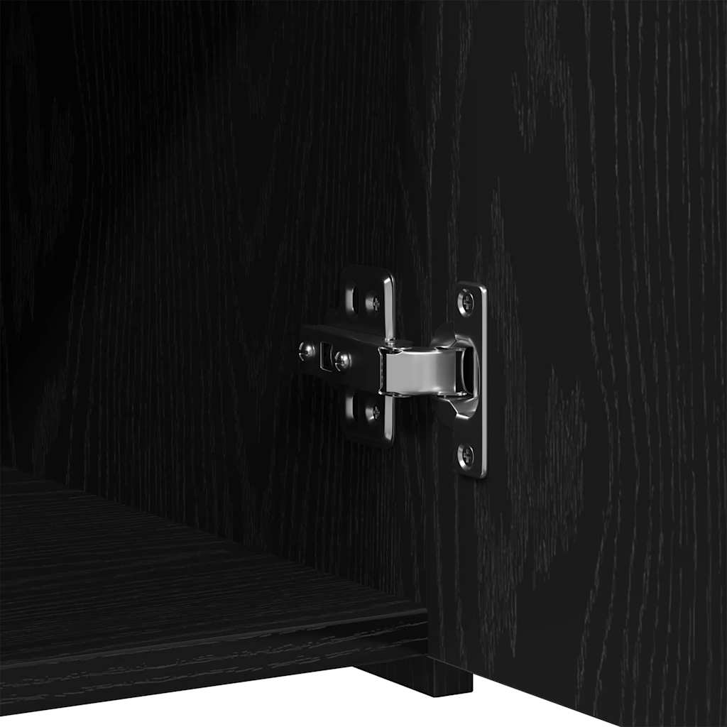 Πλαϊνό γραφείο με συρτάρι Μαύρη Οξυά 50 x 42,5 x 93 εκ. - Pakobazaar