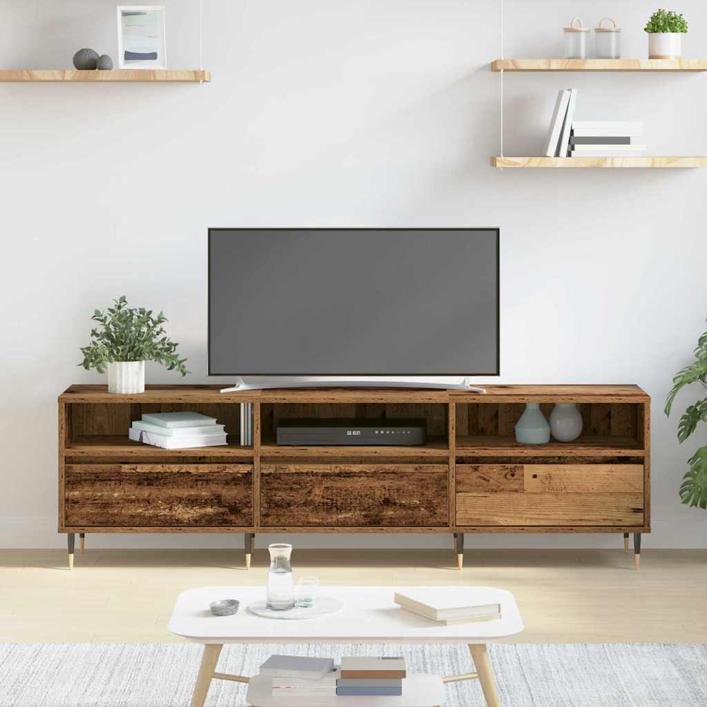 Ντουλάπι TV Παλιό Ξύλο 150 x 30 x 45 εκ Επεξεργασμένο ξύλο - Pakobazaar