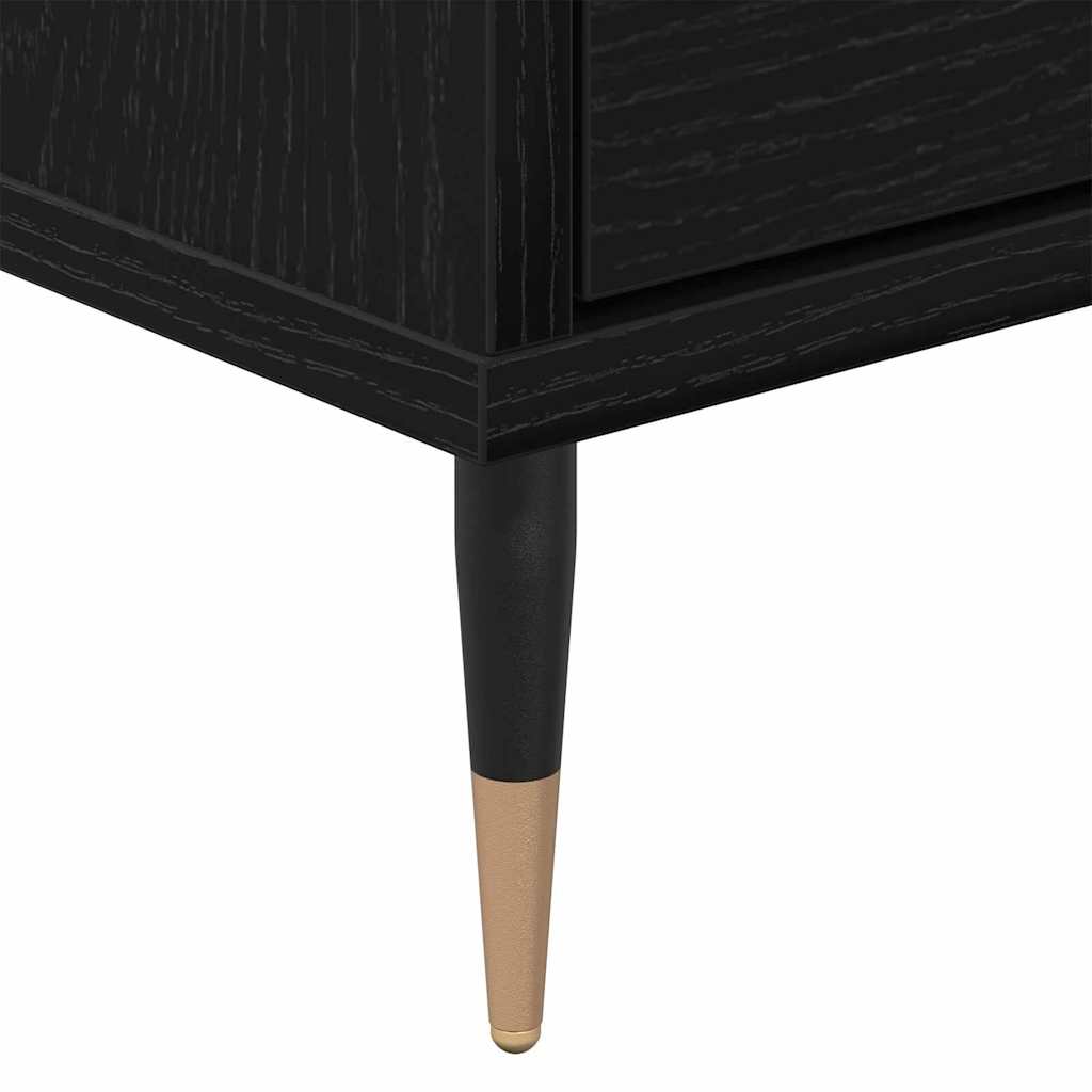 Ντουλάπι TV Μαύρη Οξυά 150 x 30 x 45 εκ Επεξεργασμένο ξύλο