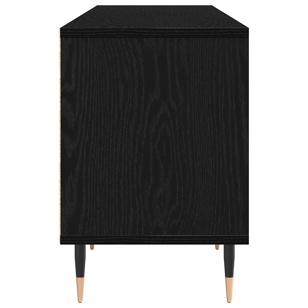 Ντουλάπι TV Μαύρη Οξυά 150 x 30 x 45 εκ Επεξεργασμένο ξύλο