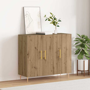 Πλαϊνό γραφείο Artisan Oak 90 x 34 x 80 εκ. Επεξεργασμένο Ξύλο