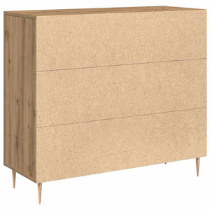 Πλαϊνό γραφείο Artisan Oak 90 x 34 x 80 εκ. Επεξεργασμένο Ξύλο