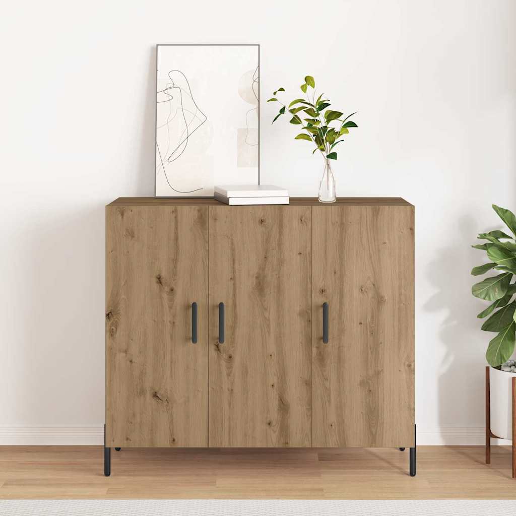 Πλαϊνό γραφείο Artisan Oak 90 x 34 x 80 εκ. Επεξεργασμένο ξύλο