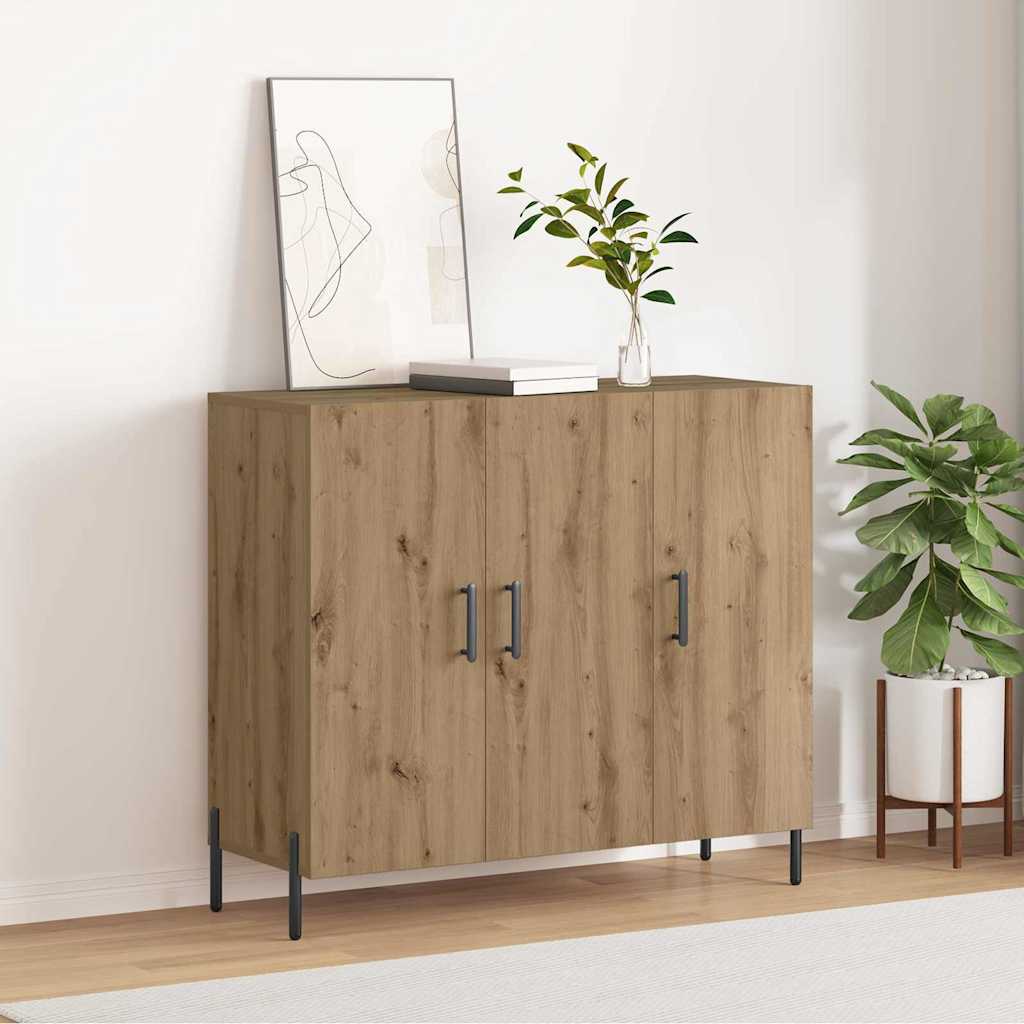 Πλαϊνό γραφείο Artisan Oak 90 x 34 x 80 εκ. Επεξεργασμένο ξύλο