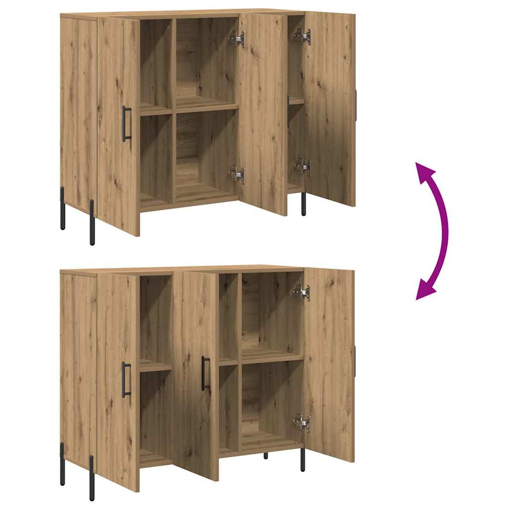 Πλαϊνό γραφείο Artisan Oak 90 x 34 x 80 εκ. Επεξεργασμένο ξύλο