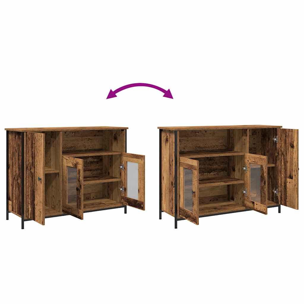 Πλαϊνό γραφείο Παλιό ξύλο 100 x 35 x 75 εκ. - Pakobazaar