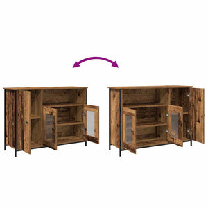 Πλαϊνό γραφείο Παλιό ξύλο 100 x 35 x 75 εκ. - Pakobazaar