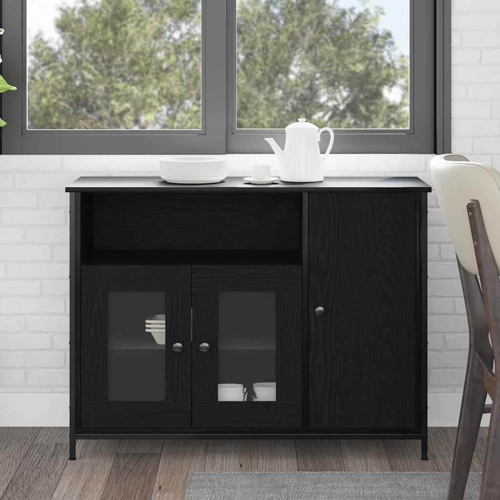 Πλαϊνό γραφείο Μαύρη Οξυά 100 x 35 x 75 εκ. - Pakobazaar