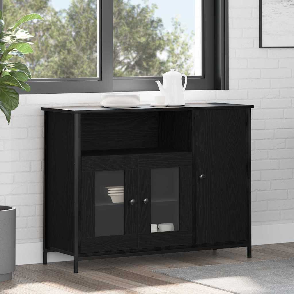 Πλαϊνό γραφείο Μαύρη Οξυά 100 x 35 x 75 εκ. - Pakobazaar