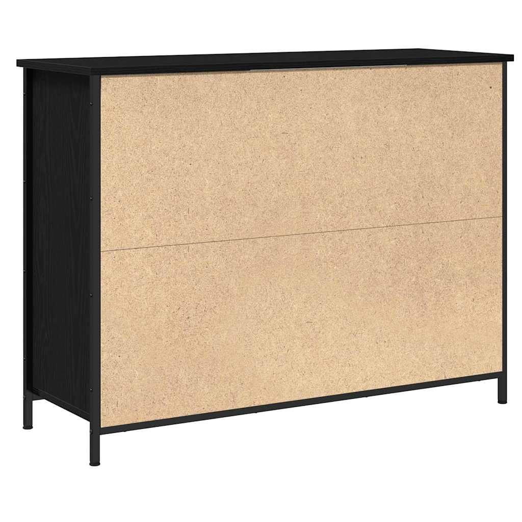 Πλαϊνό γραφείο Μαύρη Οξυά 100 x 35 x 75 εκ. - Pakobazaar