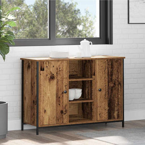 Πλαϊνό γραφείο Παλιό ξύλο 100 x 35 x 70 εκ.
