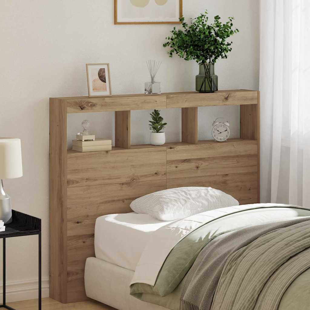 Κεφαλάρι Artisan Oak 120 x 17 x 102 cm Επεξεργασμένο ξύλο - Pakobazaar