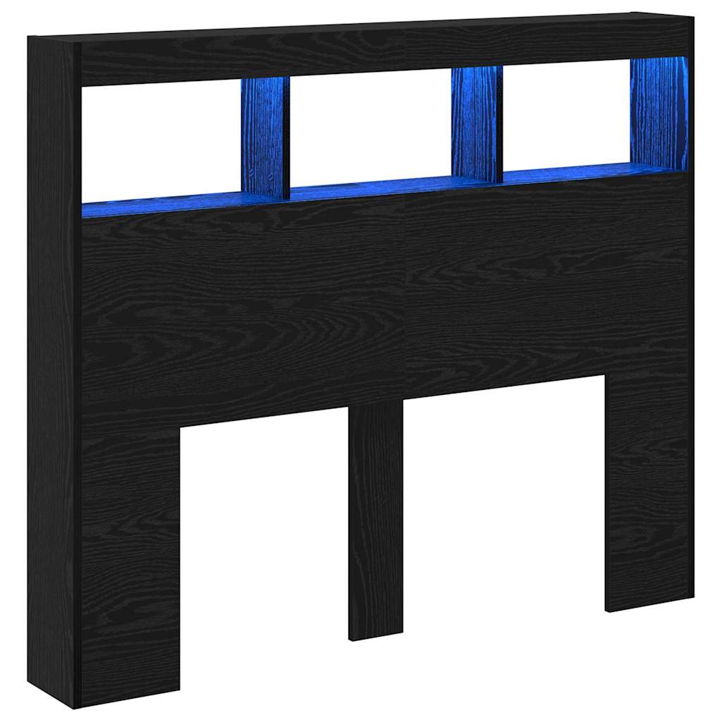 Κεφαλάρι Μαύρη Οξυά 120 x 17 x 102 cm Επεξεργασμένο ξύλο - Pakobazaar