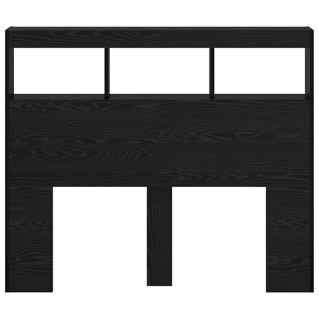 Κεφαλάρι Μαύρη Οξυά 120 x 17 x 102 cm Επεξεργασμένο ξύλο - Pakobazaar