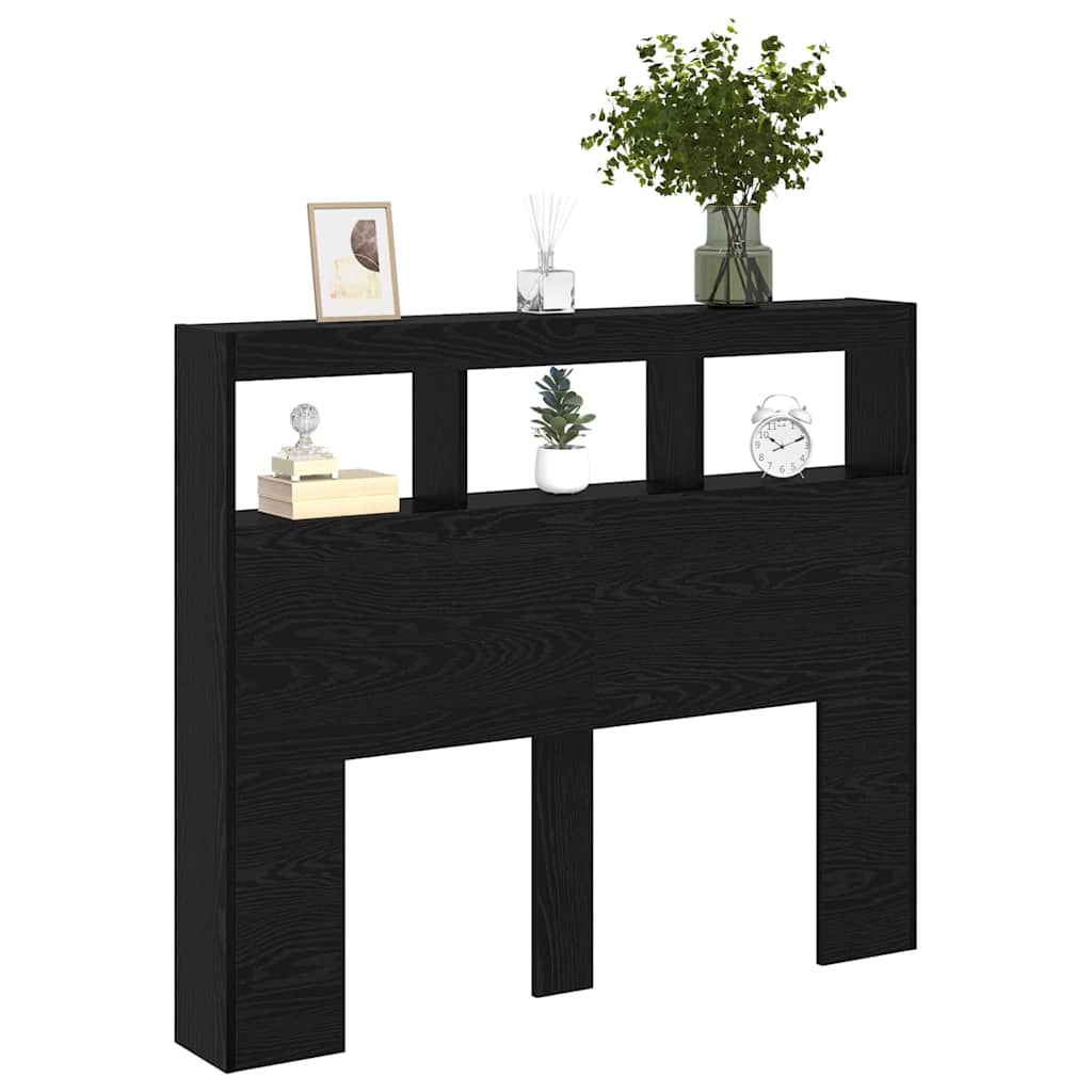 Κεφαλάρι Μαύρη Οξυά 120 x 17 x 102 cm Επεξεργασμένο ξύλο - Pakobazaar