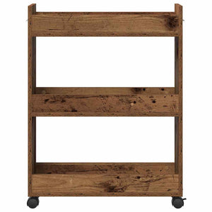 Ντουλαπιού με τροχούς Παλιό ξύλο 60 x 22 x 79 εκ - Pakobazaar