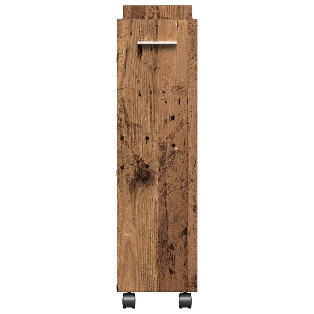 Ντουλαπιού με τροχούς Παλιό ξύλο 60 x 22 x 79 εκ - Pakobazaar