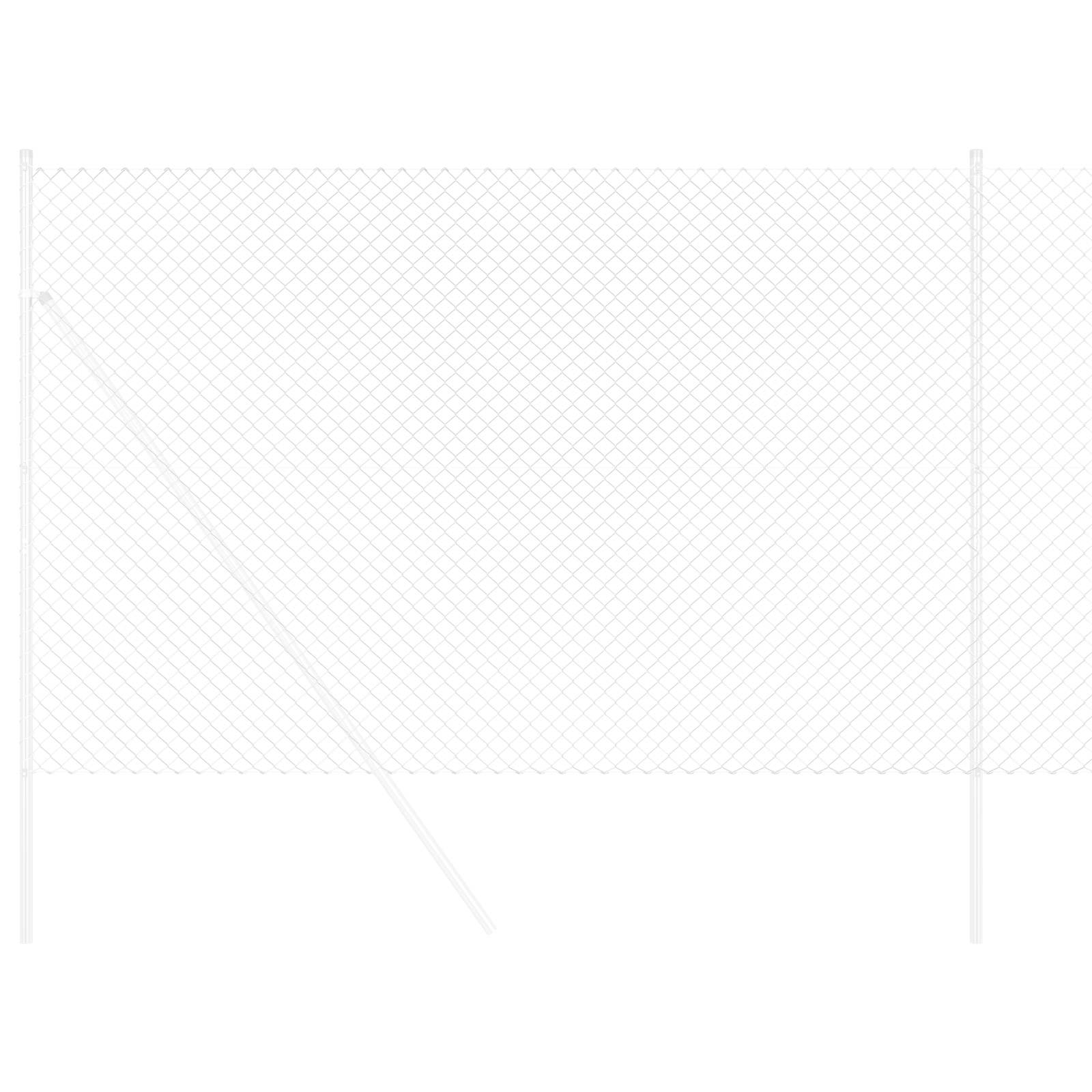 Φράχτης αλυσίδας Ασημί 10 x 1,5 m Γαλβανισμένος χάλυβας