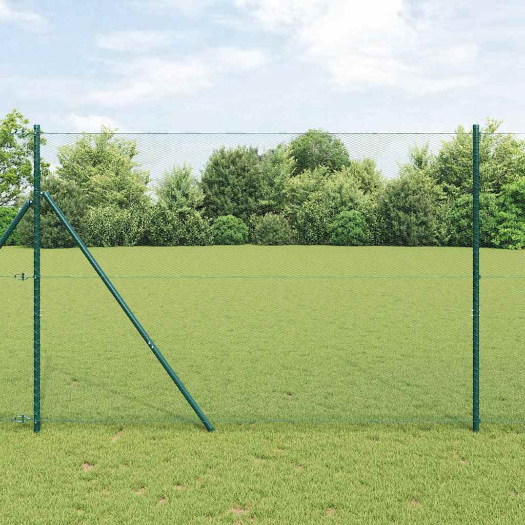 Φράχτης Εξαγώνου Πράσινο 1,6 x 10 m PVC