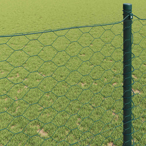 Φράχτης Εξαγώνου 0,8 x 25 m PVC Πράσινο