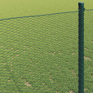 Φράχτης Εξαγώνου 1,6 x 25 m PVC Πράσινο