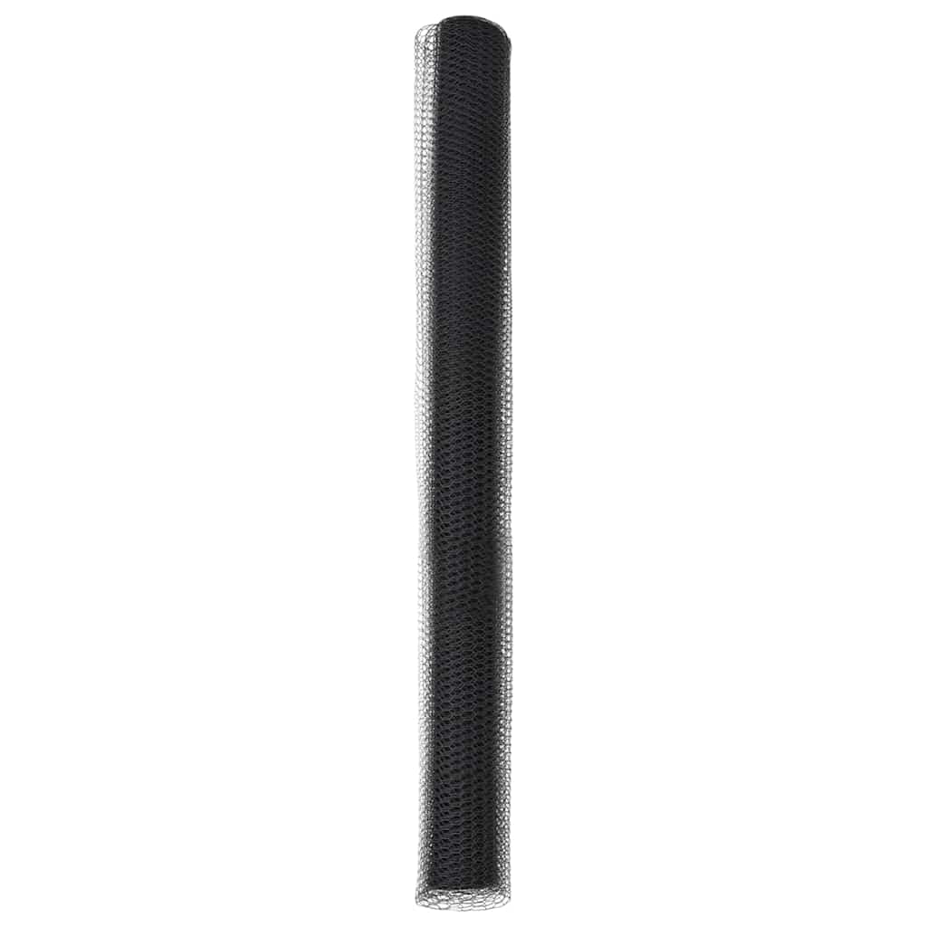 Φράχτης Εξαγώνου Γκρι 1,6 x 10 m PVC