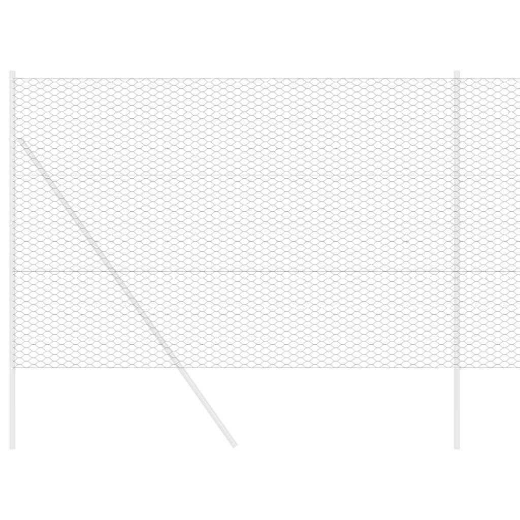 Φράχτης Εξαγώνου Γκρι 1,6 x 10 m PVC