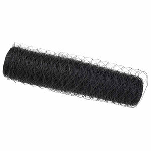 Φράχτης Εξαγώνου Γκρι 0,4 x 25 μ PVC - Pakobazaar