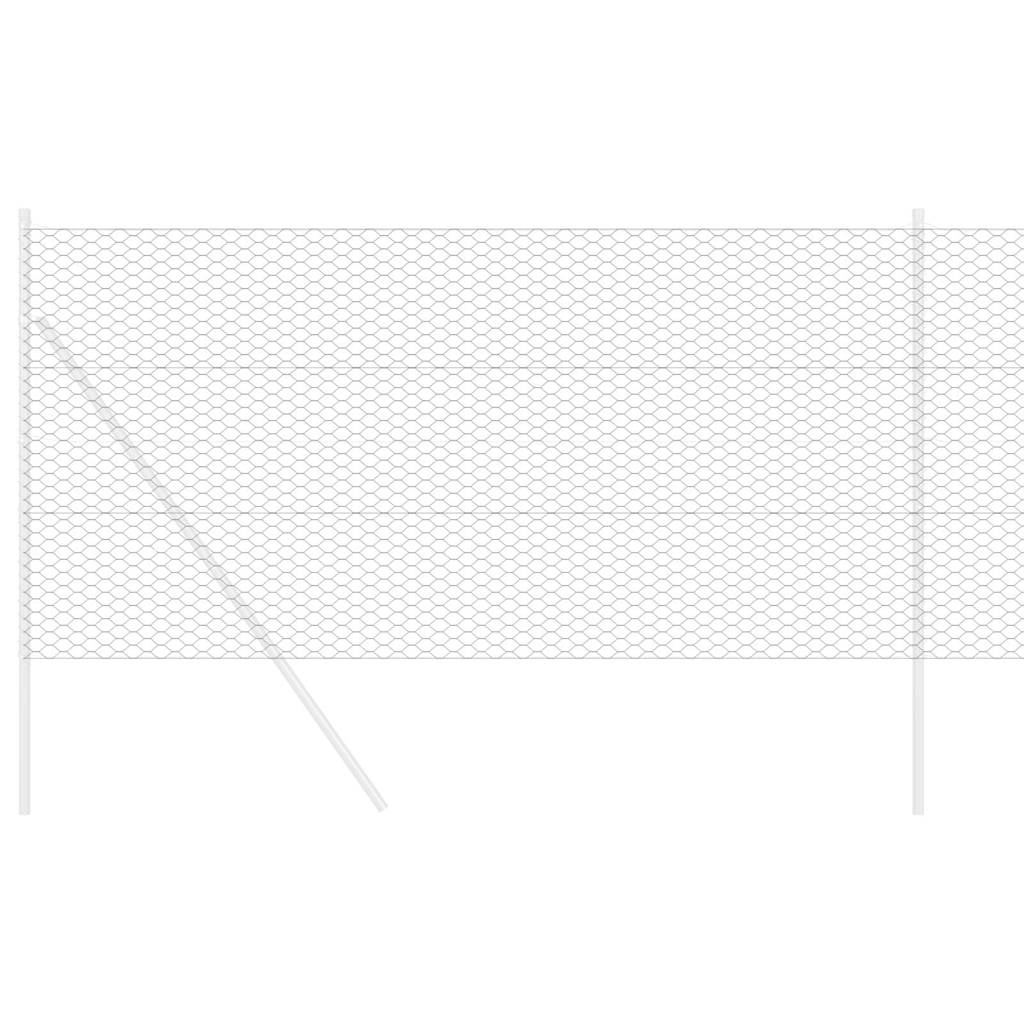 Φράχτης Εξαγώνου Γκρι 1,4 x 25 m PVC - Pakobazaar