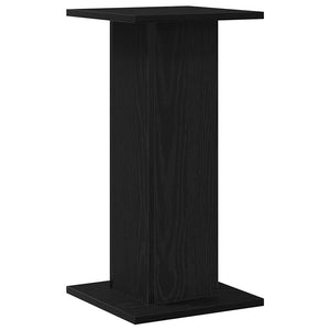 Βάση φυτών 2 τμχ. Μαύρη Οξυά 30 x 30 x 60 cm Επεξεργασμένο ξύλο