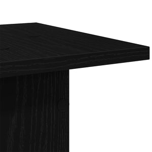 Βάση φυτών 2 τμχ. Μαύρη Οξυά 30 x 30 x 40 cm Επεξεργασμένο ξύλο