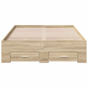 Σκελετός Κρεβατιού Καφέ 120 x 190 cm Επεξεργασμένο Ξύλο